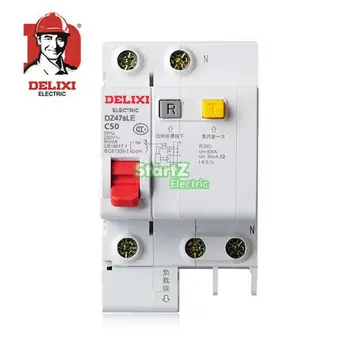 

50A 1P+N RCBO RCD Circuit Breaker DE47LE DELIXI