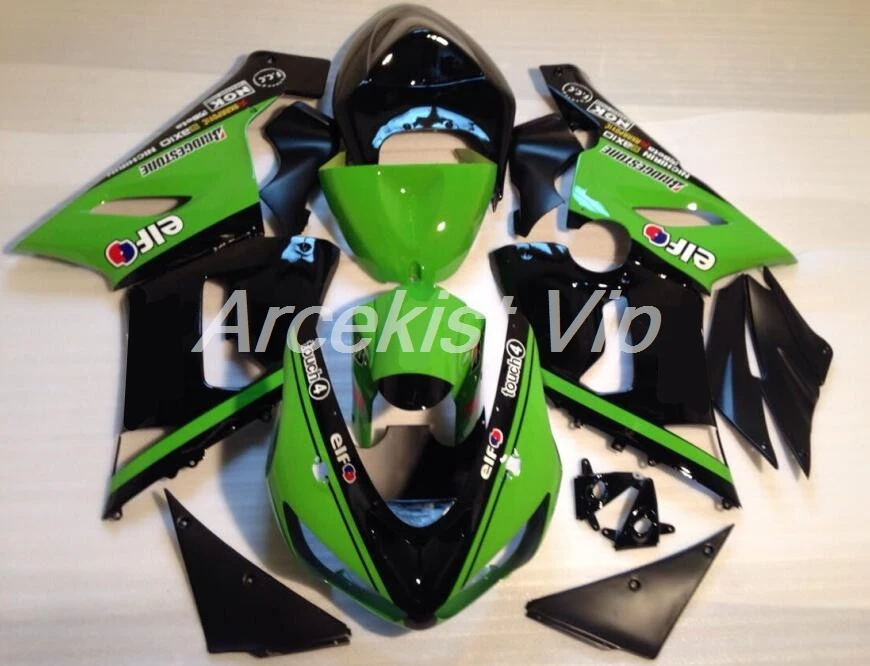 

4Gifts New Motorcycle ABS Fairings Kit Fit for kawasaki Ninja ZX6R 636 2005 2006 6R 05 06 ZX-6R elf custom