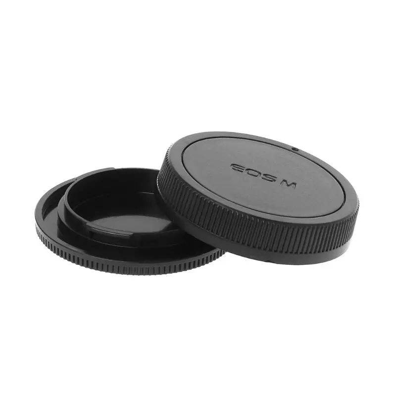 

Rear Lens Body Cap Camera Cover Anti-dust 60mm Protection Plastic Black for Canon EOS M M2 M3 M5 M6 M10