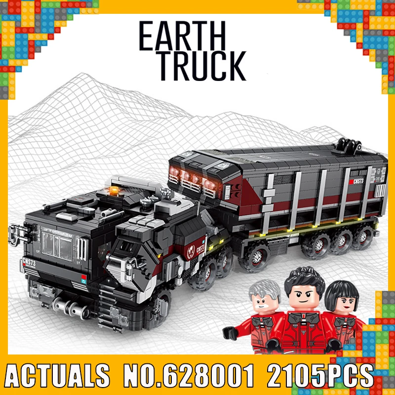 

Building blocks The Earth Truck 628001 2105pcs Compatible with legoingly Technology Bricks figures Educational toys for children