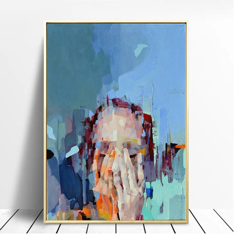 

Wall Canvas Art Painting Pictures Abstract Painting Art Prints Figures on Canvas Home Decoration for Living Room Wall Artwork