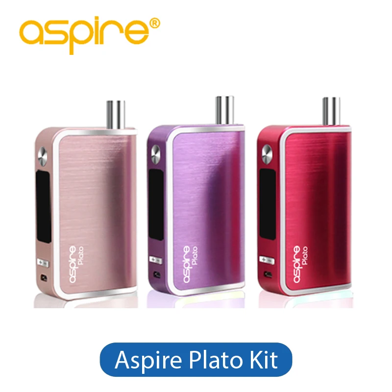 

Aspire Plato 50W Kit Without 18650 Battery Box TC Mod 4.6ml with Aspire Plato Coil Vape Electronic Cigarette Vaporizer Kit