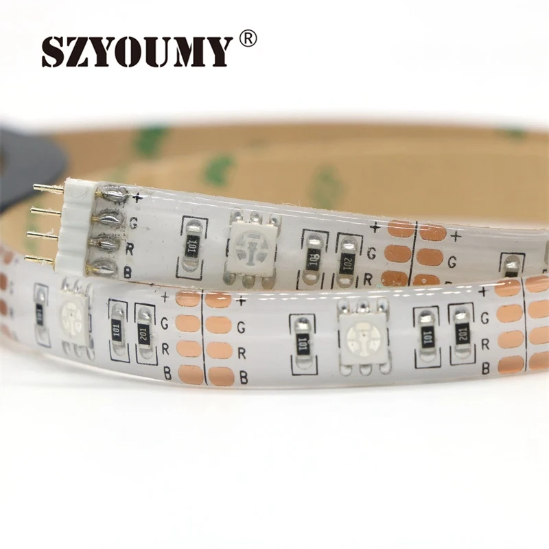 SZYOUMY usb-кабель светодиодный полосатые рождественские пижамы Светодиодная лампа 5 V SMD5050 15 Светодиодный s Гибка световая гирлянда ТВ фонового