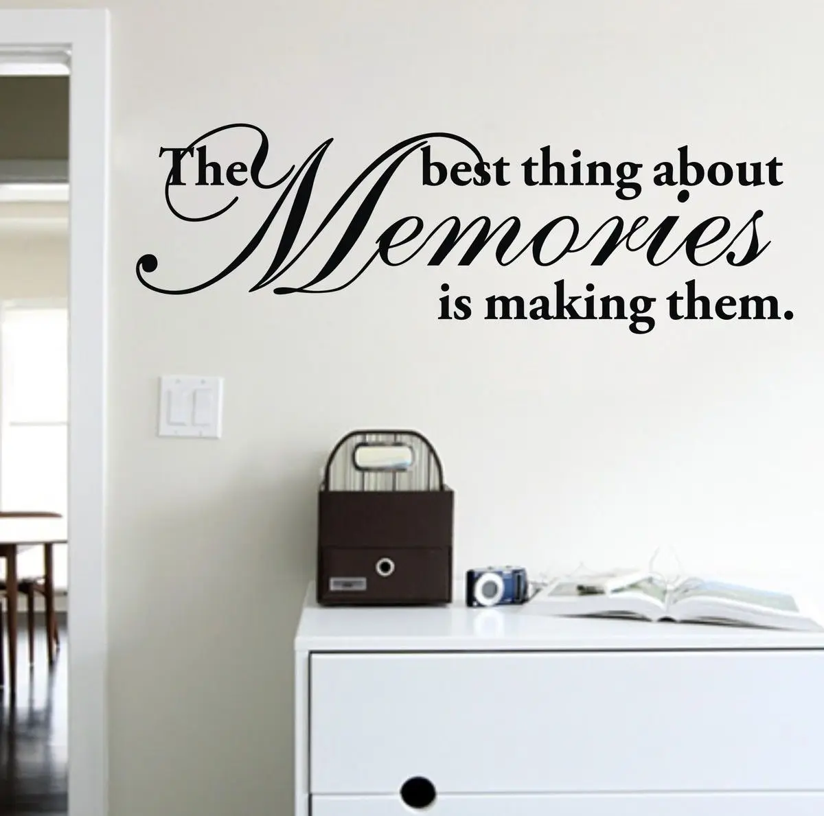 The Best Thing About Memories Wall Sticker Home Decor Life Wisdoms