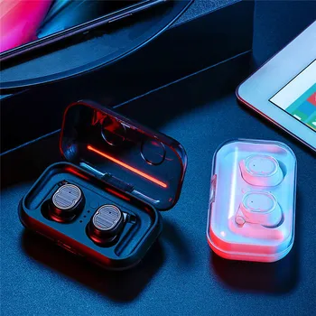 

Bluetooth 5.0 Mini Earphones With Charging Box Touch Control HIFI Music Headset IPX5 Waterproof Sport Earbuds For IPhone Android