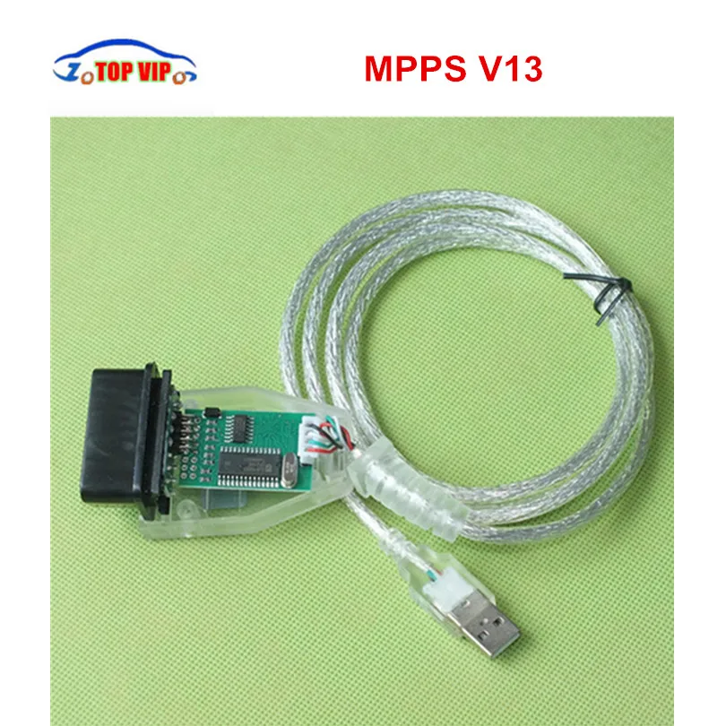 5 шт./лот Лидер продаж ЭКЮ программист MPPS V13.02 K МОЖЕТ Flasher MPPS V13 Чип ECU Инструмент настройки OBD2 Профессиональный диагностический кабель