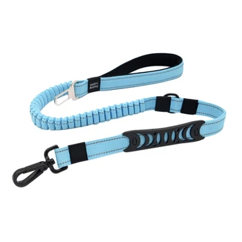 

Car Pet Seat Belt Car Pet Traction Rope With Elastic Telescopic Reflective Traction Rope Tension Wear