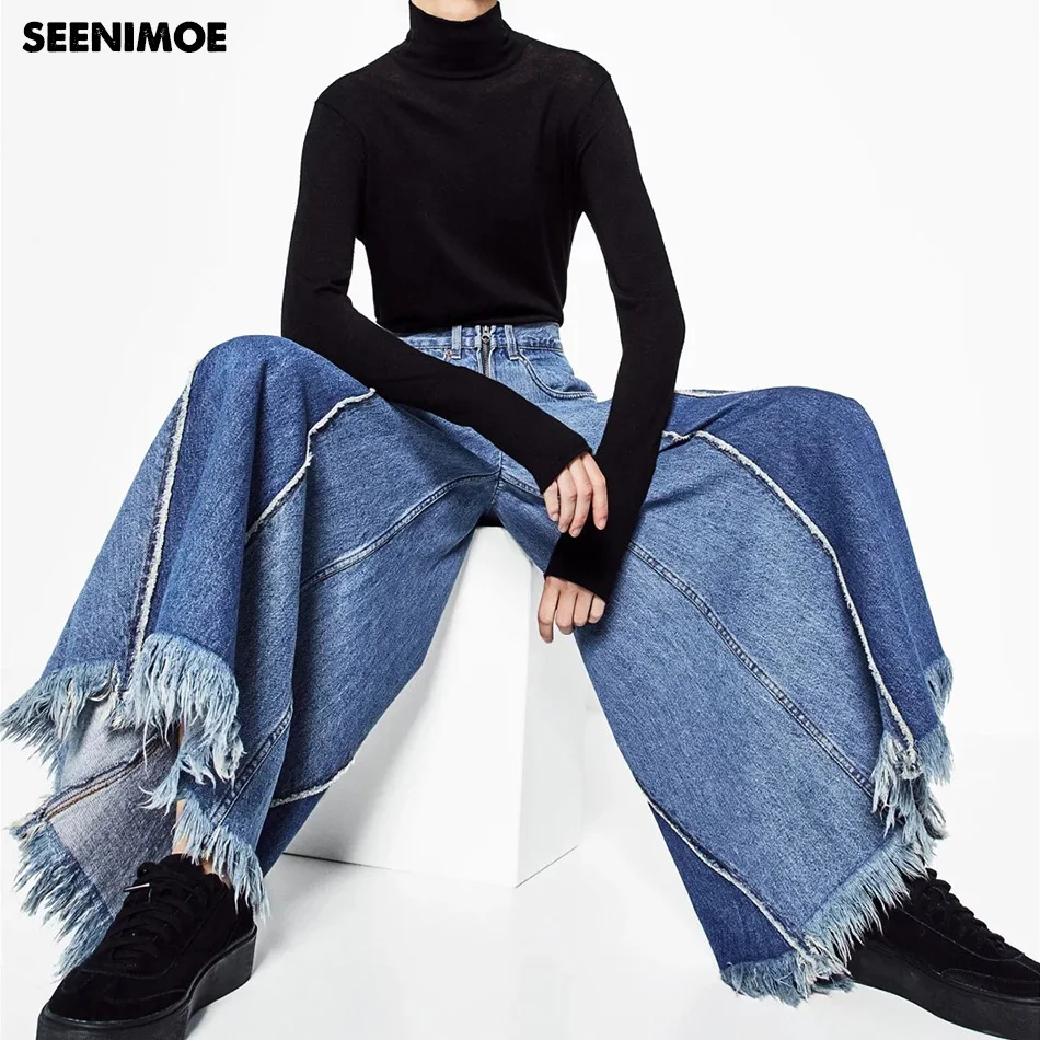 vestido de perna de calça jeans