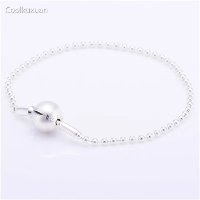 Серебро 925 пробы бусины с небольшим отверстием Шарм Браслеты соответственные Европейской эссенция браслет с шармами Модные украшения