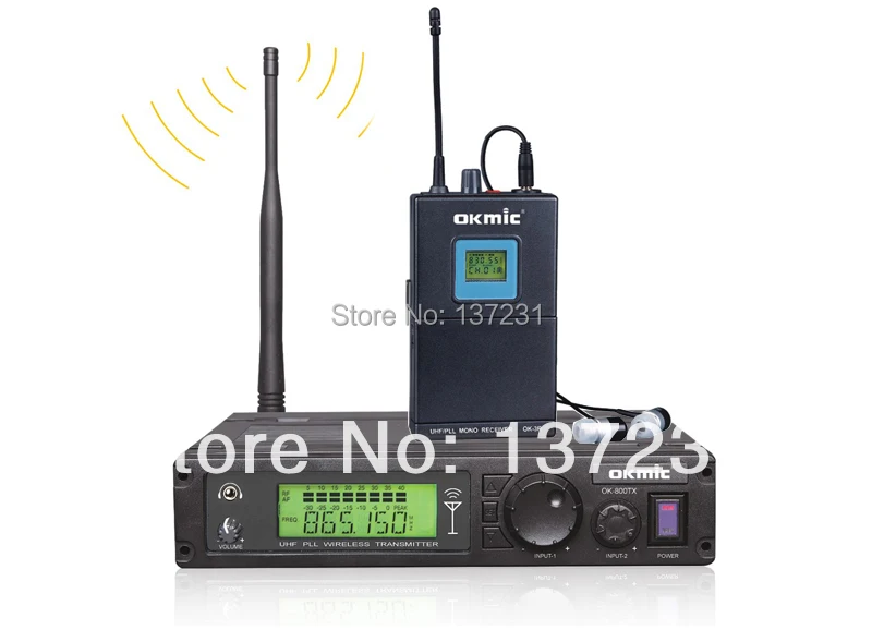 High Quality A transmitter with multiple receivers 800TX 3R Lavalier
