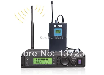 

High Quality A transmitter with multiple receivers 800TX 3R Lavalier Receivers Wireless In Ear Monitor System Stereo earphones