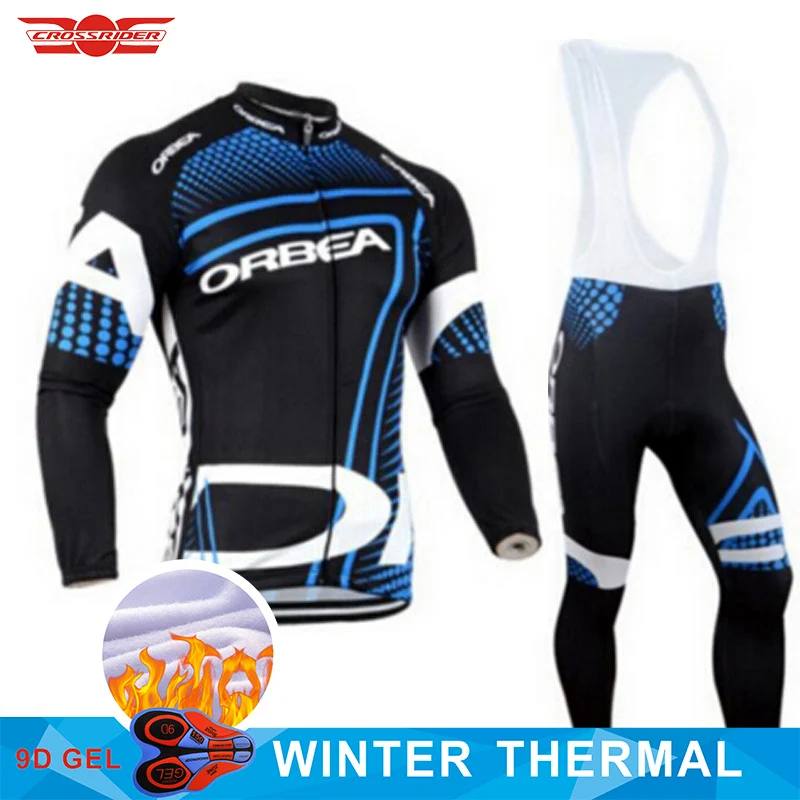 

Team Orbea Pro Cycling Jersey Bike Clothing Pants Set Mens Ropa Ciclismo Winter Thermal Fleece Bicycle Jacket Cycling Wear