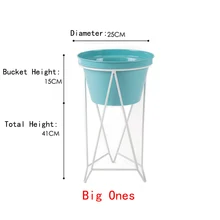 Creative, Wrought Iron Showy New Indoor Metal Decorate Sitting Room Ground, Other Household European-style Balcony Flowerpot