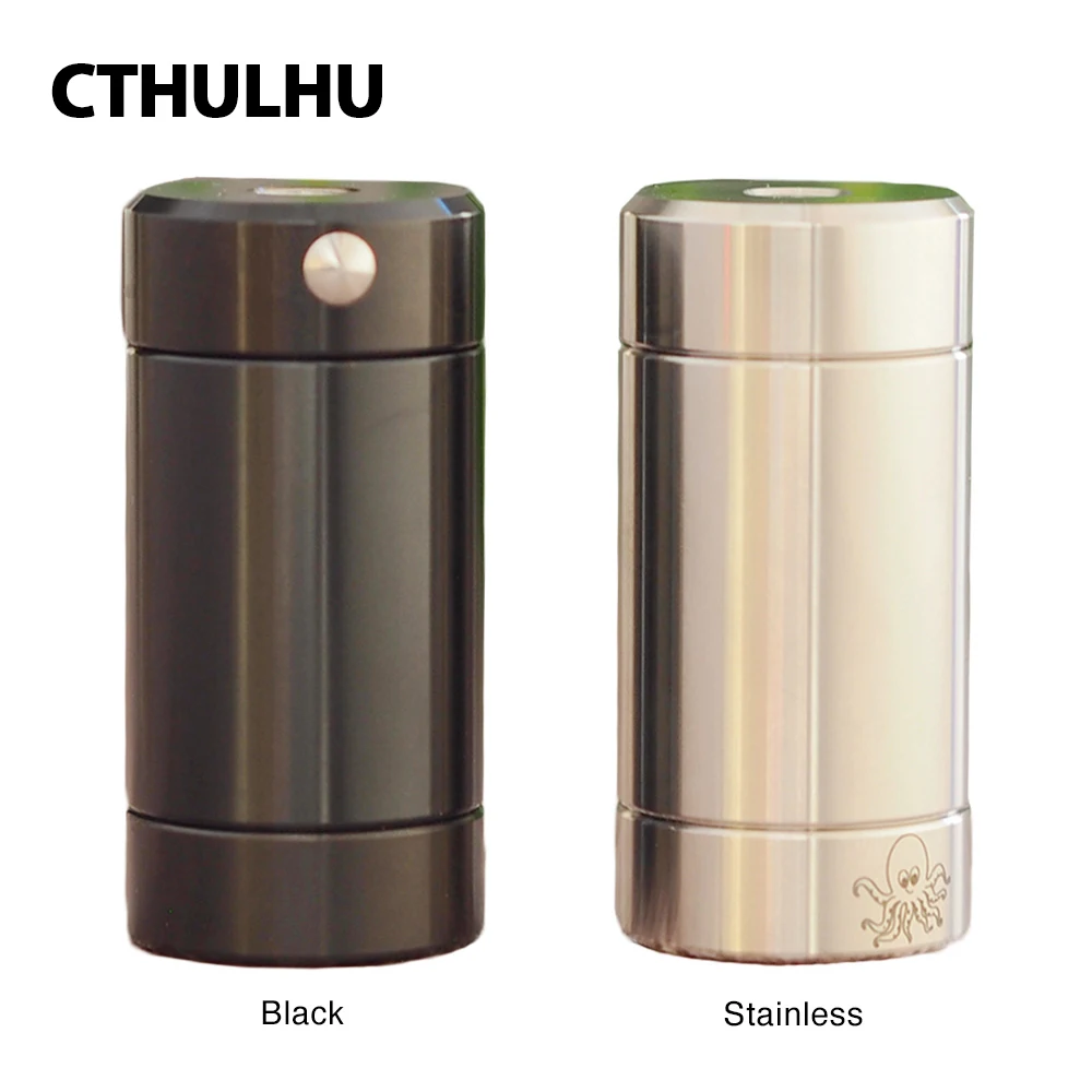 100% Оригинальный Cthulhu трубчатый мод с чипом двойной MOSFET и двумя вентиляционными отверстиями без батареи полу-механический мод для вейпа E-cigs