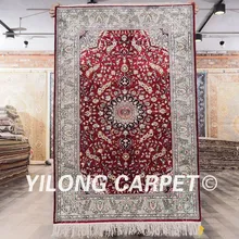 YILONG 3'x5' Восточный шелк Vantage ковер красный ручной работы турецкий heriz восточные ковры(SL125B3x5