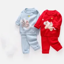 Qiu dong хлопковый толстый вязаный свитер, летающая лошадь