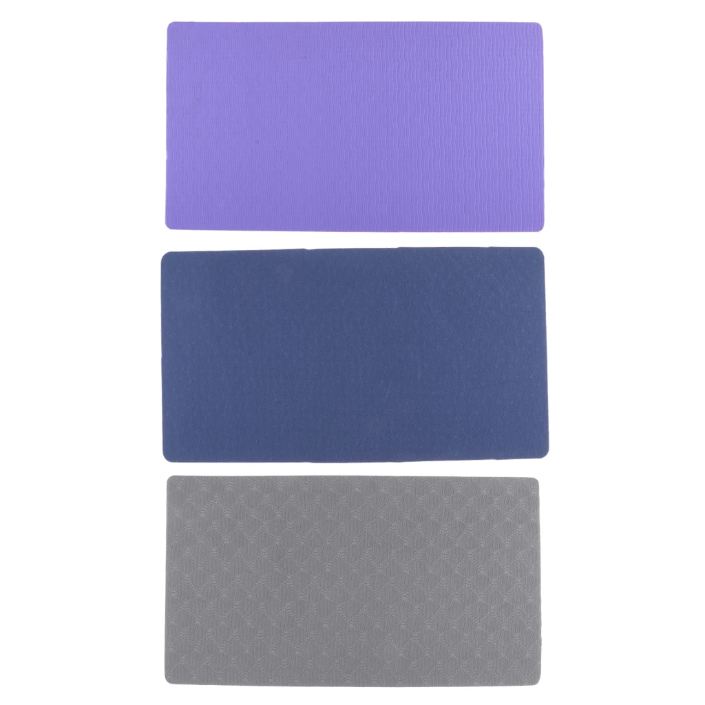 Yoga Knee Pad Travel Cushion (38x21mm) Anti-Slip 6mm Thick Workout Mat Yoga Knee Pad Cushion Yoga Accessories