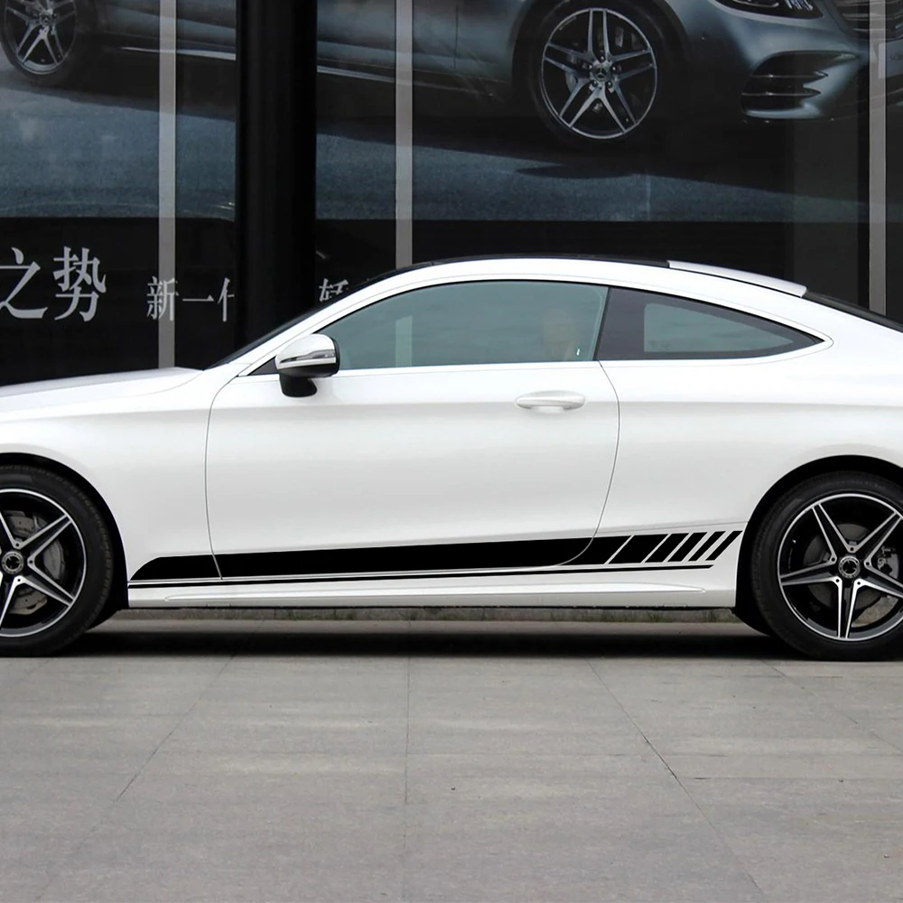 Автомобильная Виниловая наклейка для Mercedes Benz W205 C63 C300 C220 C43 C200 C250 C180 AMG|Наклейки на
