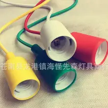 5 шт./лот E27 винт висит проволока держатель лампы Яркий кабель в оплетке ретро для горнодобывающей Высокая мощность лампы НЛО лампа специальная лампа держатель