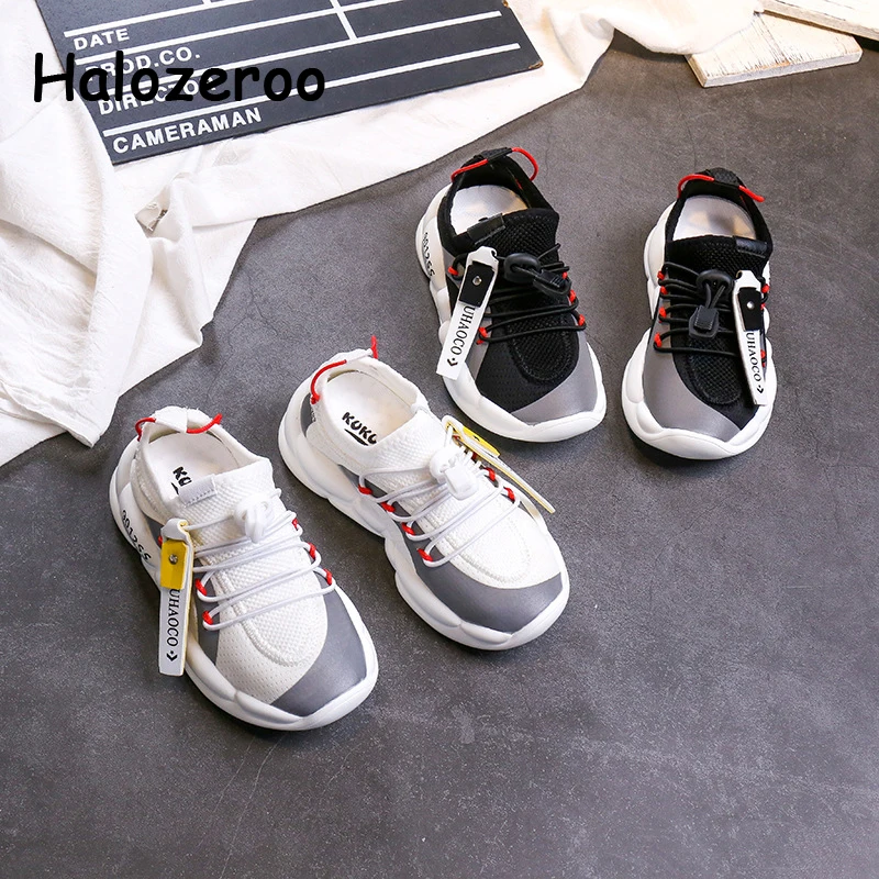 

2019 Autumn Kids Sport Sneakers Children Slip On Shoes Baby Girls Casual Sneakers Boys Brand Shoes White Chunky Sneakers Trainer