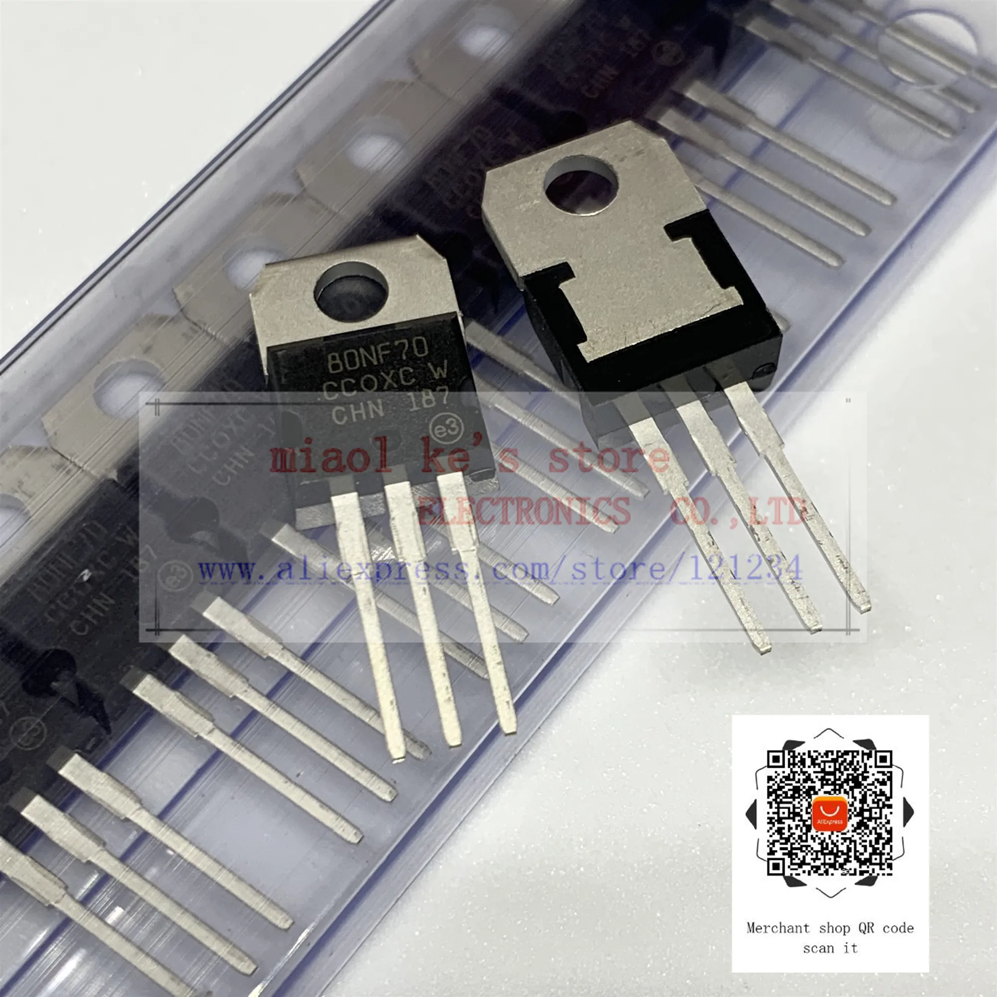 [5 шт.-10 шт.] 100% Новый оригинал: STP80NF70 80NF70 80N70 - MOSFET N-Channel 68V 98A(Tc) 190W(Tc) | Электронные