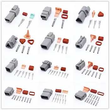 

Waterproof Connector Deutsch DT06 Or 04 /2~12Pin Male Female Auto Connector Plug