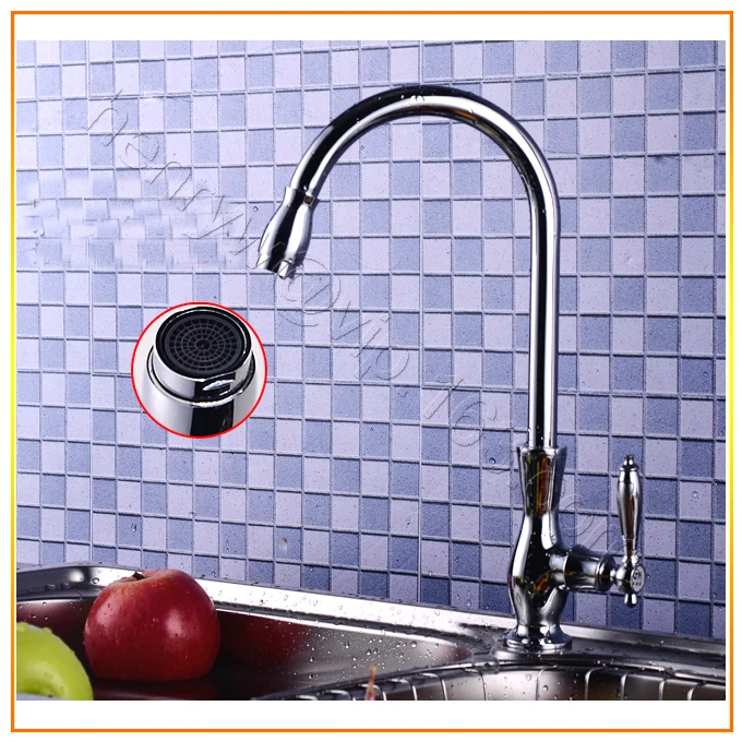 

L15519 - Luxury Chrome Finish Brass Kitchen Tap Cold Water Sink Tap