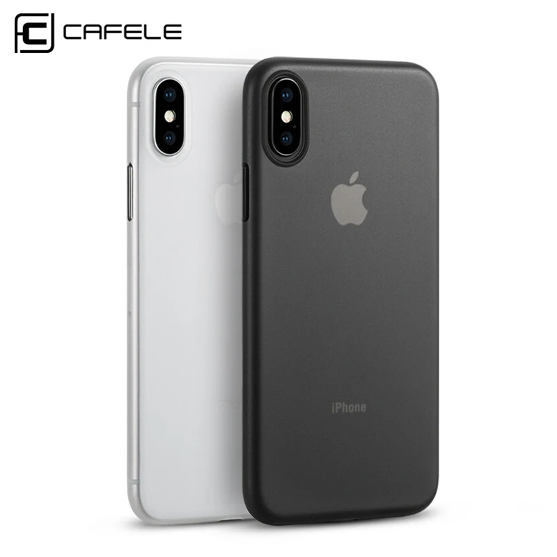 Матовый чехол Cafele для Apple iPhone X Ультратонкий из ПП-материала с защитой от