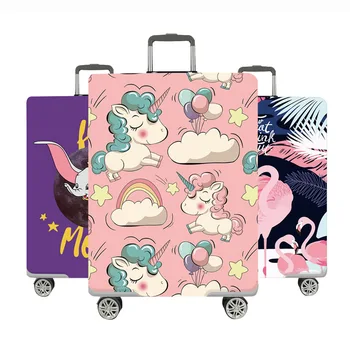 

Elastic Fabric Suitcase Cover Luggage Cover High Quality Thicken Luggage Protective Cover For 18-32 inch Travel Accessories