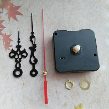 

Wholesale 100PCS 12MM Shaft Sweep Quartz Clock Movement with Black Metal Hands DIY Wall Clock Parts