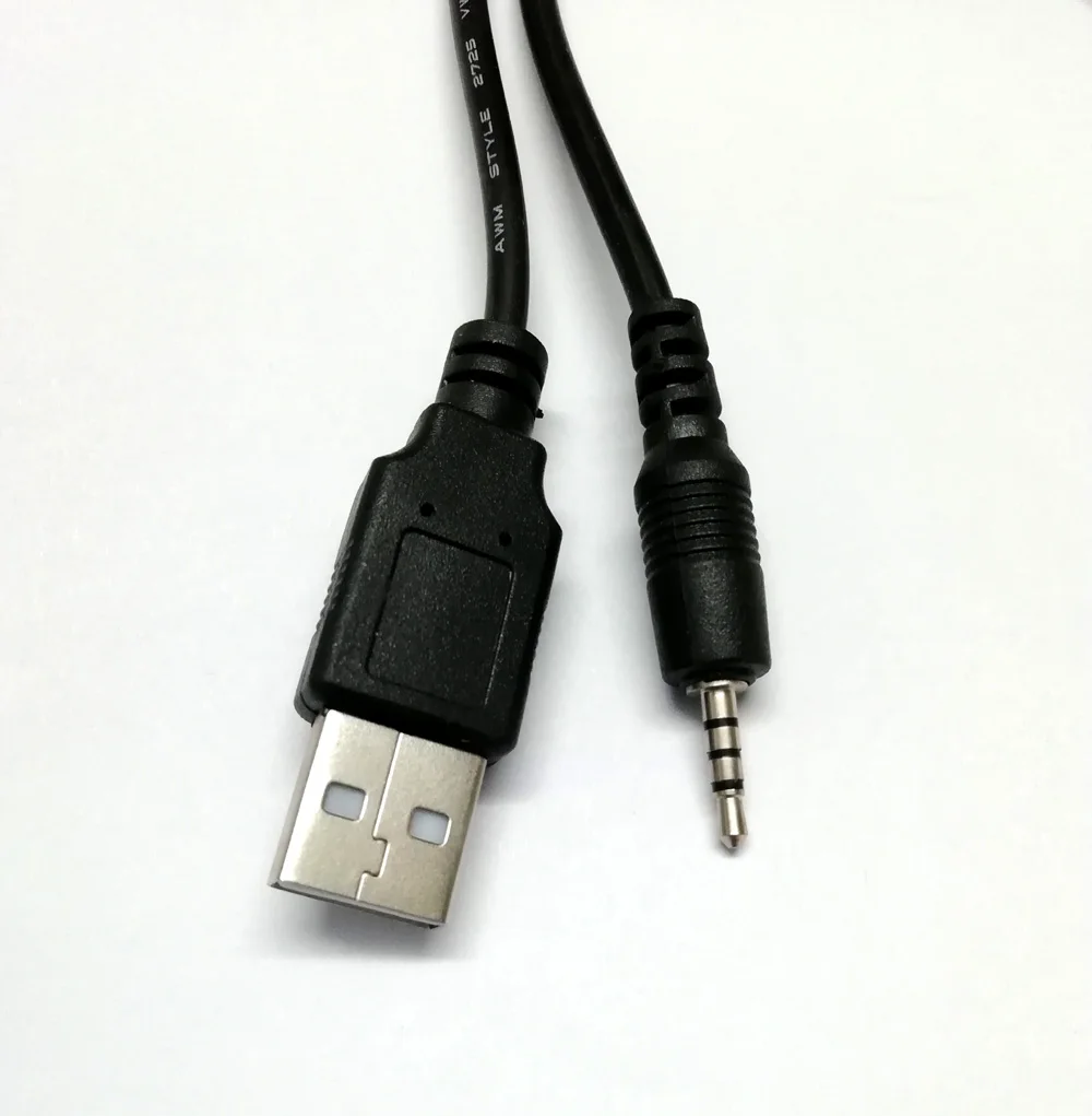 100 шт. 2 5 мм jack к usb зарядному кабелю для jbl Bluetooth E40BT/E50BT/J56BT наушники USB