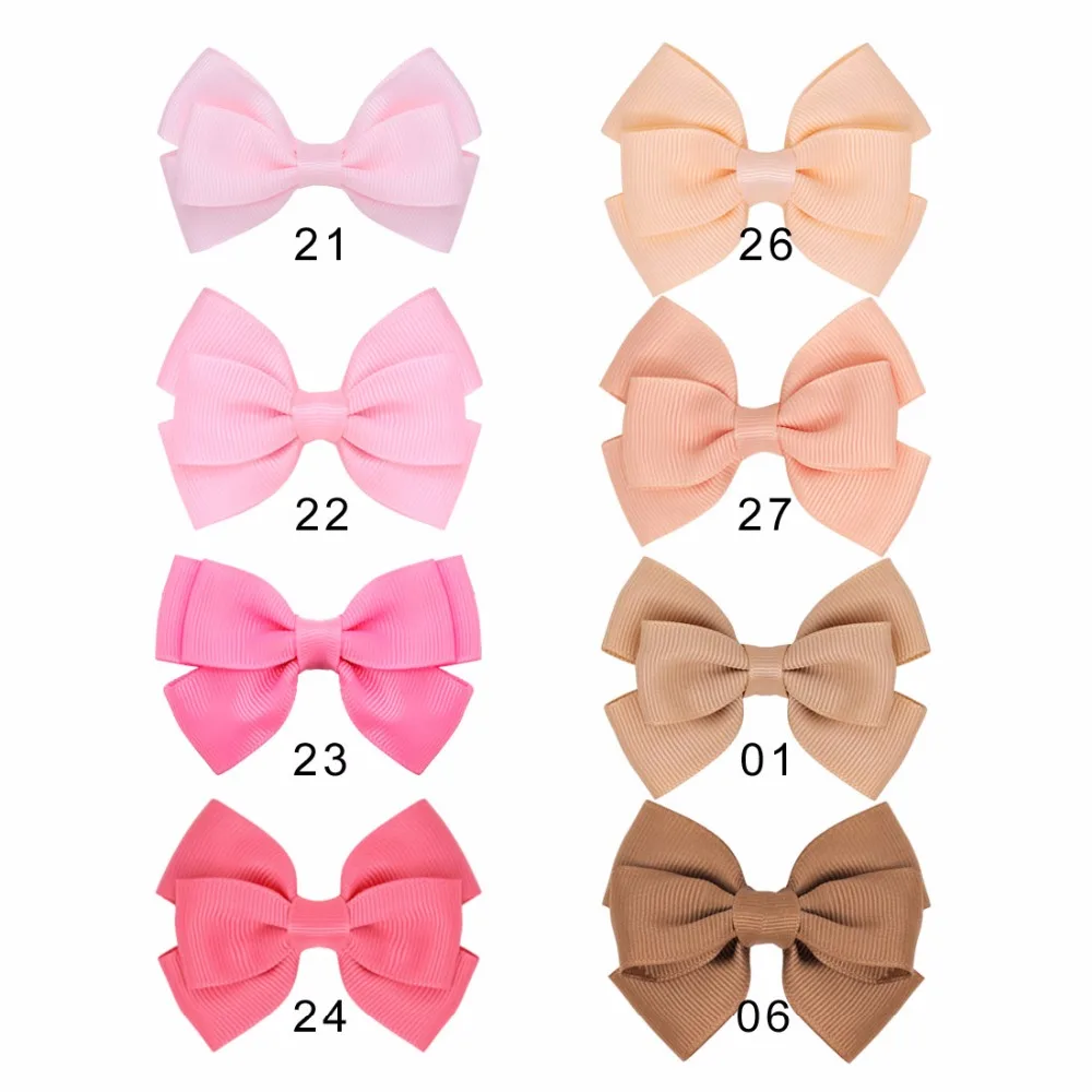

8pcs/pack Mixed Color Bowknot Kids Baby Children Hair Clip Bow Pin Barrette Hairpin Ornament Accessories For Girls
