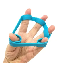 1 Pc Finger Gripper Strength Trainer Resistance Bands Hand Grip Wrist Trainer Yoga Stretcher Wrist Exercise Fitness Equipment