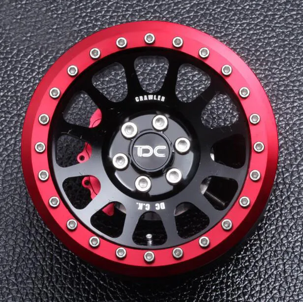 

2PCS 2.2" Metal Wheel Hubs For 1/10 Scale RC Crawler Car NV Widen Version Outer Beadlock Wheels Diameter 64.5mm Width 43.5mm