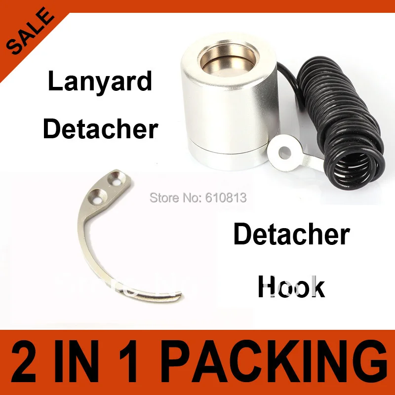 

1Pc 12000gs Lanyard Security Detacher 1Pc Detacher Hook Key Tag Remover EAS System