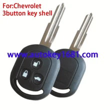 3 кнопки дистанционного ключа оболочки для Chevrolet