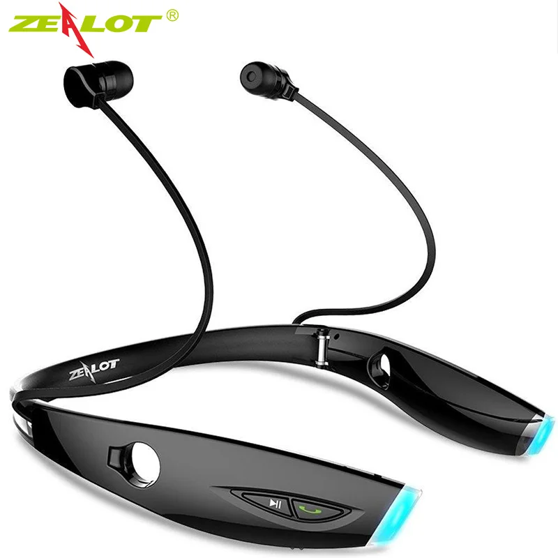 Zealot H1 Sport Wireless Bluetooth Headphone Sweat Proof FOLDABLE Fashion Headset Stereo Bluetooth Earphone Headset with