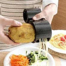 Многофункциональные кухонные принадлежности спираль с двойной головкой Терка резак с точилкой для ножей кулинарная тёрка инструмент для фруктов нож для овощей