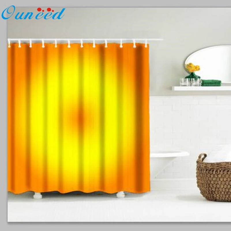 Digital Print Waterproof And Mildewproof Shower Curtain Size 180*180 CM
