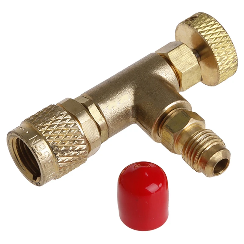 SHGO HOT 1Pc R410 90 градусов Холодильный адаптер Соединительный шланг для измерительных