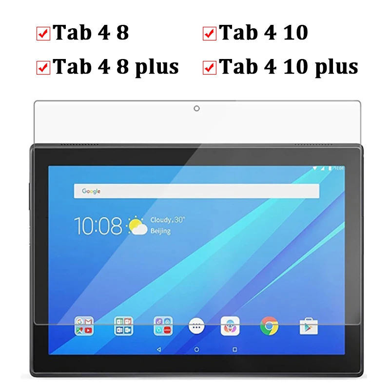 Закаленное стекло для планшета на lenovo tab 4 8 10 plus TB-8504 TB-8704 TB-X304 TB-X704 Защитная пленка для экрана