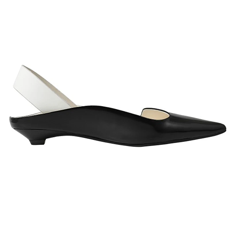 2 Del Verano white Sandalias De 2019 Tacón Alto Cuero Cm Puntiagudo Zapatos Black Fuera Pie Las Dedo Mujeres Genuino dPXpxwq