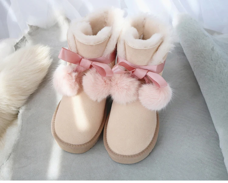 Новое поступление; классические женские ботинки в австралийском стиле; женские зимние ботинки из натуральной овечьей кожи с натуральным мехом; женская обувь