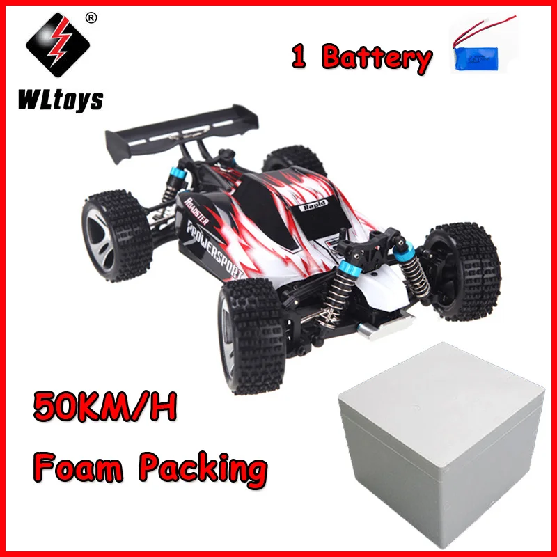 WLtoys A959-B 70 км/ч пульт дистанционного управления Радиоуправляемый скоростной гоночный автомобиль высокоскоростной автомобиль внедорожный завод прямая Лучшая цена Модернизированный Радиоуправляемый автомобиль - Цвет: A959 50KM H 1battery