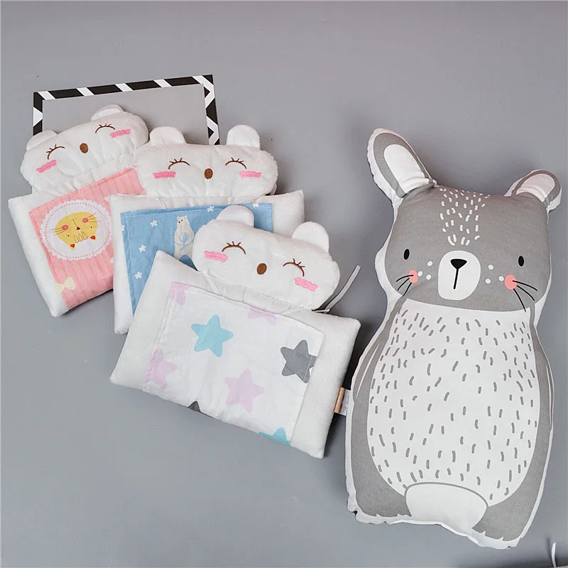 

Baby Shaping Pillow Prevent Flat Head Infants Animal Bedding Pillows Newborn Boy Girl Room Decoration Accessories 0-24 Month