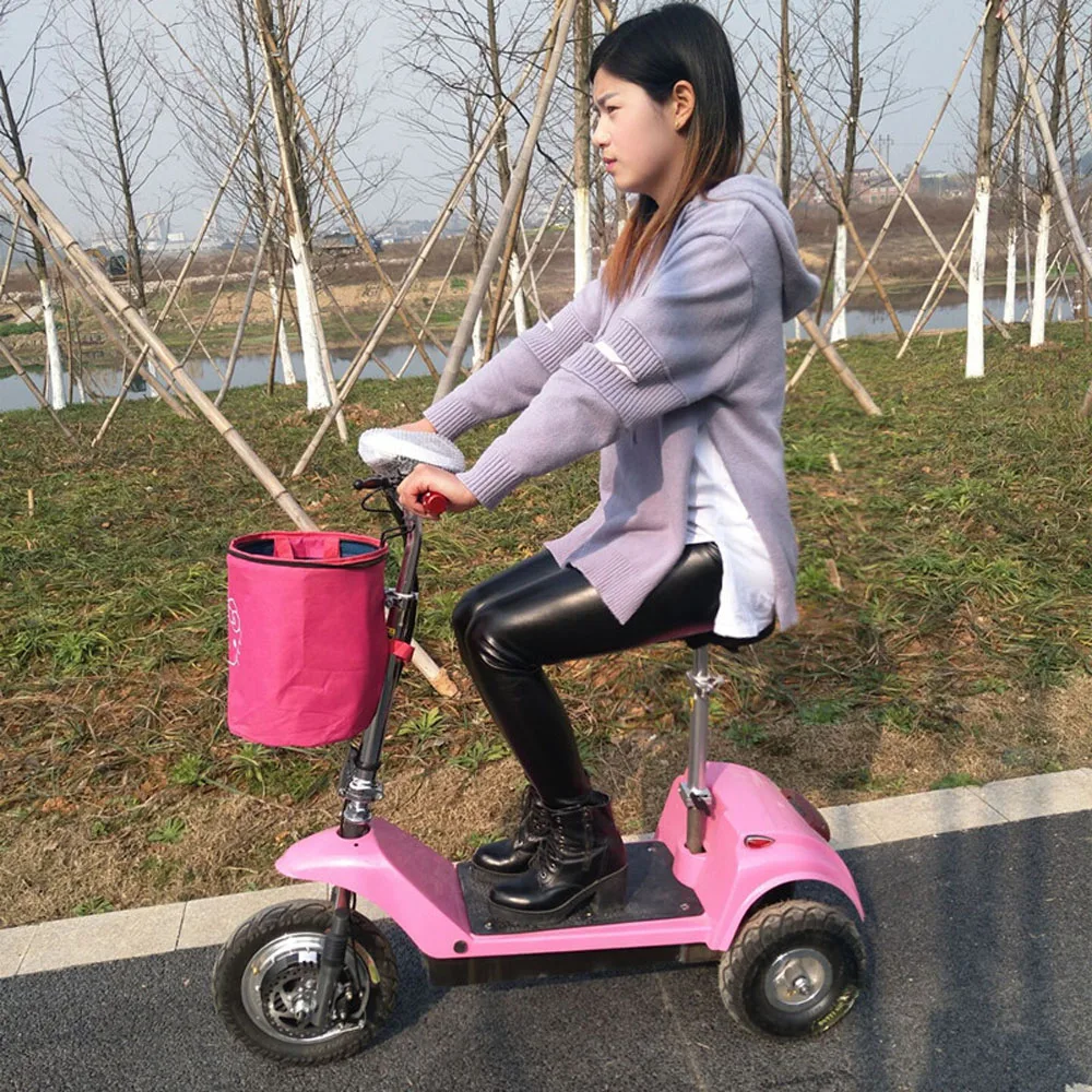 Flash Deal Mini folding electric bicycle mini tricycle adult ladies tricycle leisure e bike tricycle 2