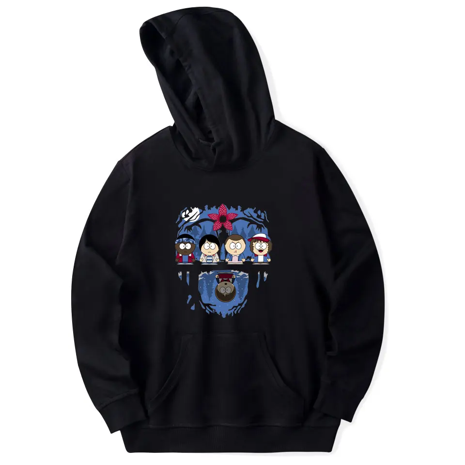 Stranger things Hoodies Mens Oversized for Autumn with Hip