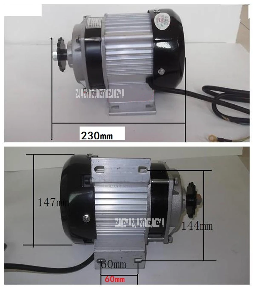 BM1418ZXF постоянного тока с постоянным магнитом Скорость снижение бесщеточный двигатель высокого качества светильник и средний Электрический Автомобиль Мотор 48В 600W 480r/мин