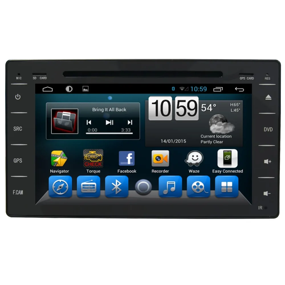 Flash Deal 8" HD 1024*600 Android Car DVD Radio GPS Stereo Navigation Player for Toyota Hilux 2015 2016 Digital TV TPMS OBD ASAS DVR WIFI 1