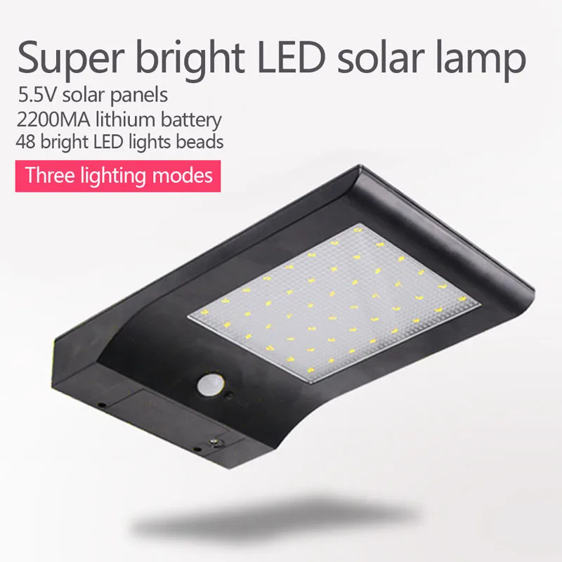 Waterproof 48LED soco Solar Wall Lamp  (7)